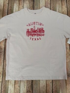 Urban Outfitters Light Pink Austin Texas Graphic Tee